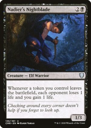 Nadier's Nightblade - Foil<br /><span class="collector-number">Collector No. 136</span>