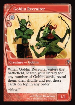 Goblin Recruiter<br /><span class="collector-number">Collector No. 193</span>