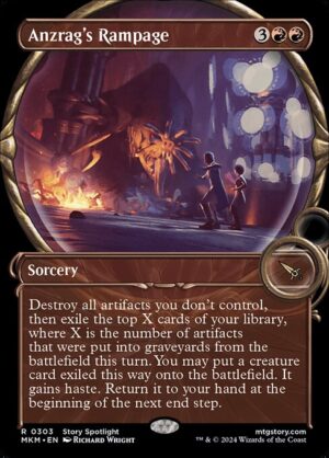 Anzrag's Rampage - Foil<br /><span class="collector-number">Collector No. 303</span>