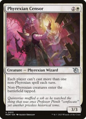 Phyrexian Censor - Foil<br /><span class="collector-number">Collector No. 31</span>