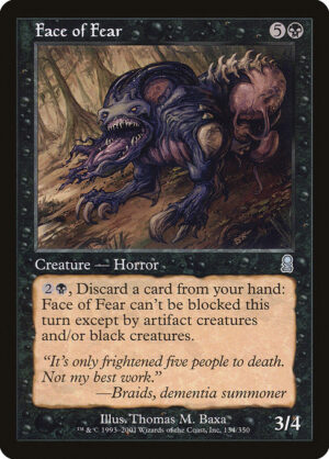 Face of Fear - Foil<br /><span class="collector-number">Collector No. 134</span>