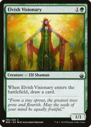 Elvish Visionary<br /><span class="collector-number">Collector No. BBD-196</span>