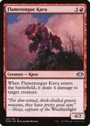 Flametongue Kavu - Foil<br /><span class="collector-number">Collector No. 120</span>
