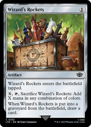 Wizard's Rockets - Foil<br /><span class="collector-number">Collector No. 252</span>