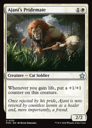Ajani's Pridemate - Foil<br /><span class="collector-number">Collector No. 135</span>