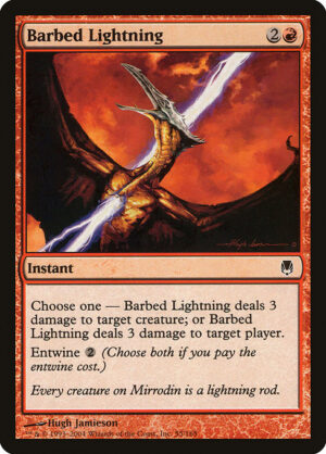 Barbed Lightning - Foil<br /><span class="collector-number">Collector No. 55</span>