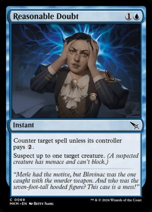Reasonable Doubt - Foil<br /><span class="collector-number">Collector No. 69</span>