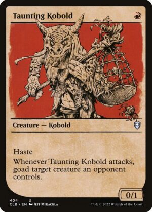 Taunting Kobold - Foil<br /><span class="collector-number">Collector No. 404</span>