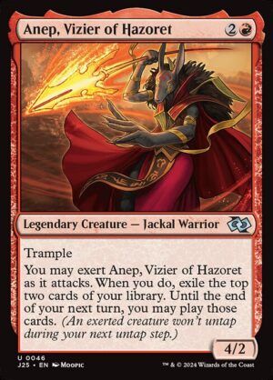Anep, Vizier of Hazoret<br /><span class="collector-number">Collector No. 46</span>