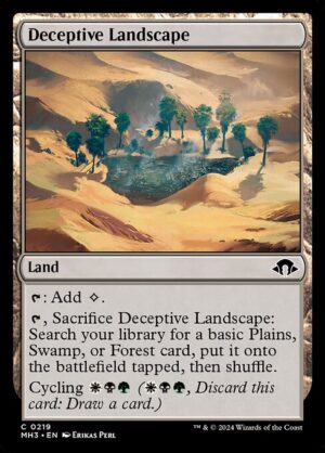 Deceptive Landscape - Foil<br /><span class="collector-number">Collector No. 219</span>