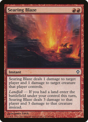 Searing Blaze - Foil<br /><span class="collector-number">Collector No. 90</span>