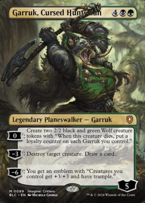 Garruk, Cursed Huntsman<br /><span class="collector-number">Collector No. 99</span>