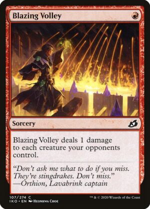 Blazing Volley<br /><span class="collector-number">Collector No. 107</span>