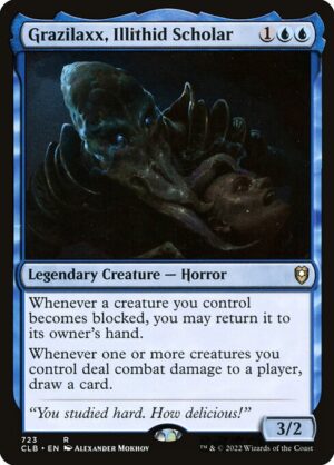 Grazilaxx, Illithid Scholar<br /><span class="collector-number">Collector No. 723</span>