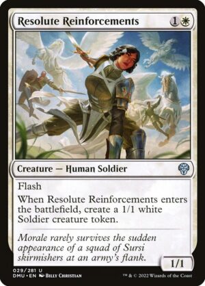 Resolute Reinforcements - Foil<br /><span class="collector-number">Collector No. 29</span>