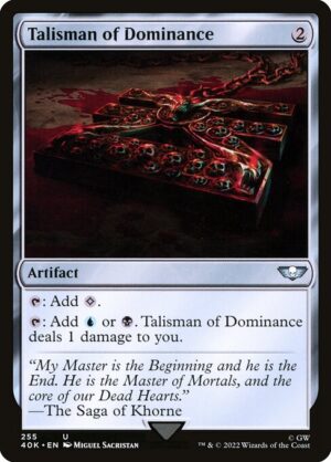 Talisman of Dominance<br /><span class="collector-number">Collector No. 255</span>
