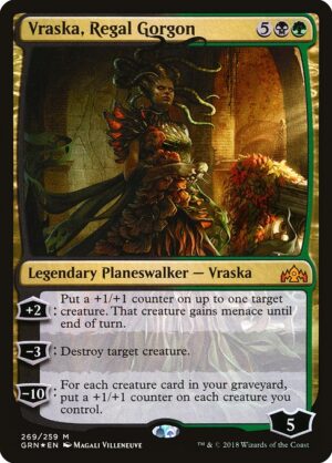 Vraska, Regal Gorgon - Foil<br /><span class="collector-number">Collector No. 269</span>
