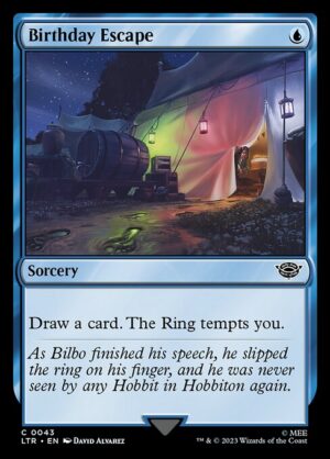Birthday Escape - Foil<br /><span class="collector-number">Collector No. 43</span>