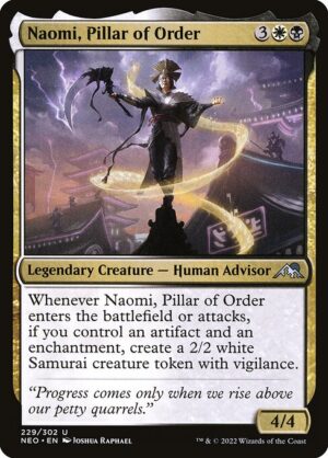 Naomi, Pillar of Order - Foil<br /><span class="collector-number">Collector No. 229</span>