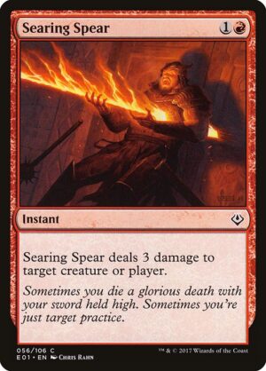 Searing Spear<br /><span class="collector-number">Collector No. 56</span>
