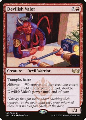 Devilish Valet<br /><span class="collector-number">Collector No. 105</span>