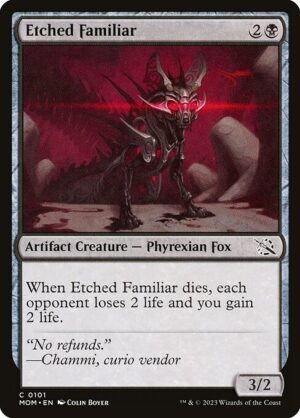Etched Familiar - Foil<br /><span class="collector-number">Collector No. 101</span>
