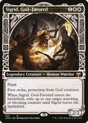 Sigrid, God-Favored - Foil<br /><span class="collector-number">Collector No. 301</span>