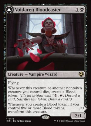 Voldaren Bloodcaster // Bloodbat Summoner - Foil<br /><span class="collector-number">Collector No. 138</span>