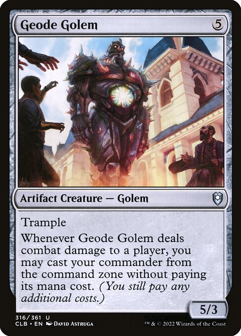 Geode Golem<br /><span class="collector-number">Collector No. 316</span>