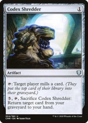 Codex Shredder - Foil<br /><span class="collector-number">Collector No. 304</span>