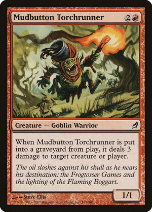 Mudbutton Torchrunner<br /><span class="collector-number">Collector No. 185</span>