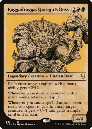 Raggadragga, Goreguts Boss<br /><span class="collector-number">Collector No. 437</span>