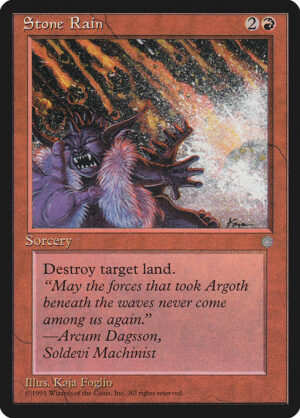 Stone Rain<br /><span class="collector-number">Collector No. 217</span>