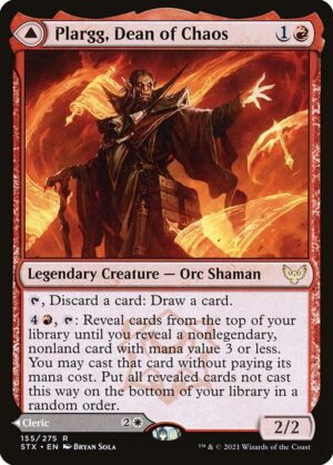 Plargg, Dean of Chaos // Augusta, Dean of Order - Foil<br /><span class="collector-number">Collector No. 155</span>