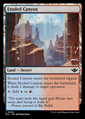 Eroded Canyon - Foil<br /><span class="collector-number">Collector No. 256</span>