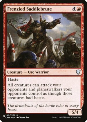 Frenzied Saddlebrute<br /><span class="collector-number">Collector No. CMR-180</span>