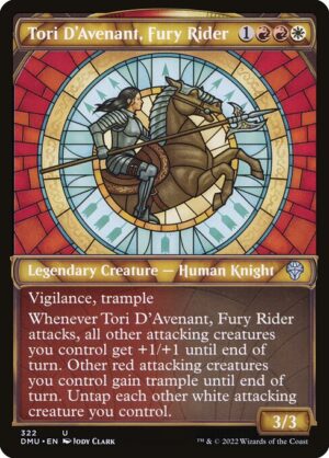 Tori D'Avenant, Fury Rider<br /><span class="collector-number">Collector No. 322</span>