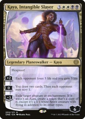 Kaya, Intangible Slayer - Foil<br /><span class="collector-number">Collector No. 205</span>
