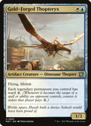Gold-Forged Thopteryx - Foil<br /><span class="collector-number">Collector No. 31</span>
