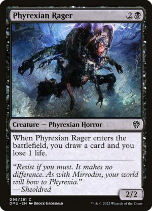 Phyrexian Rager<br /><span class="collector-number">Collector No. 99</span>