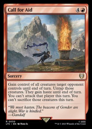 Call for Aid<br /><span class="collector-number">Collector No. 30</span>