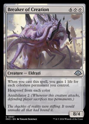 Breaker of Creation - Foil<br /><span class="collector-number">Collector No. 1</span>