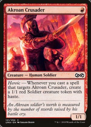 Akroan Crusader<br /><span class="collector-number">Collector No. 121</span>