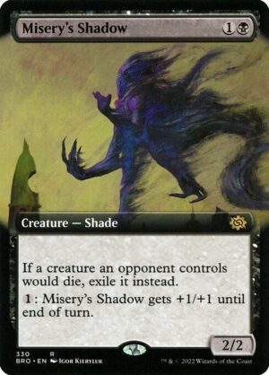 Misery's Shadow - Foil<br /><span class="collector-number">Collector No. 330</span>