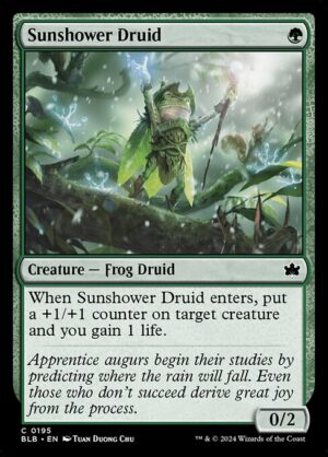 Sunshower Druid - Foil<br /><span class="collector-number">Collector No. 195</span>