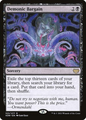 Demonic Bargain<br /><span class="collector-number">Collector No. 103</span>