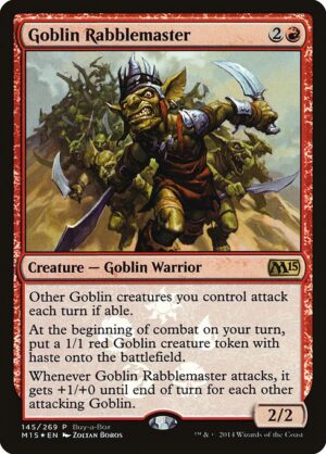 Goblin Rabblemaster - Foil<br /><span class="collector-number">Collector No. 145</span>