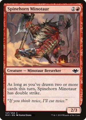 Spinehorn Minotaur<br /><span class="collector-number">Collector No. 147</span>