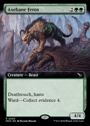 Axebane Ferox - Foil<br /><span class="collector-number">Collector No. 409</span>