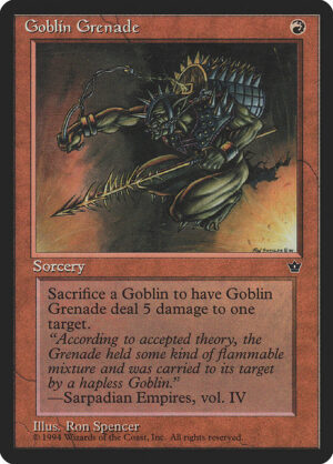 Goblin Grenade<br /><span class="collector-number">Collector No. 56a</span>
